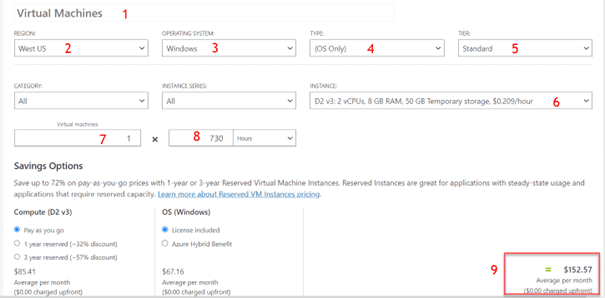 Azure Calculator Example